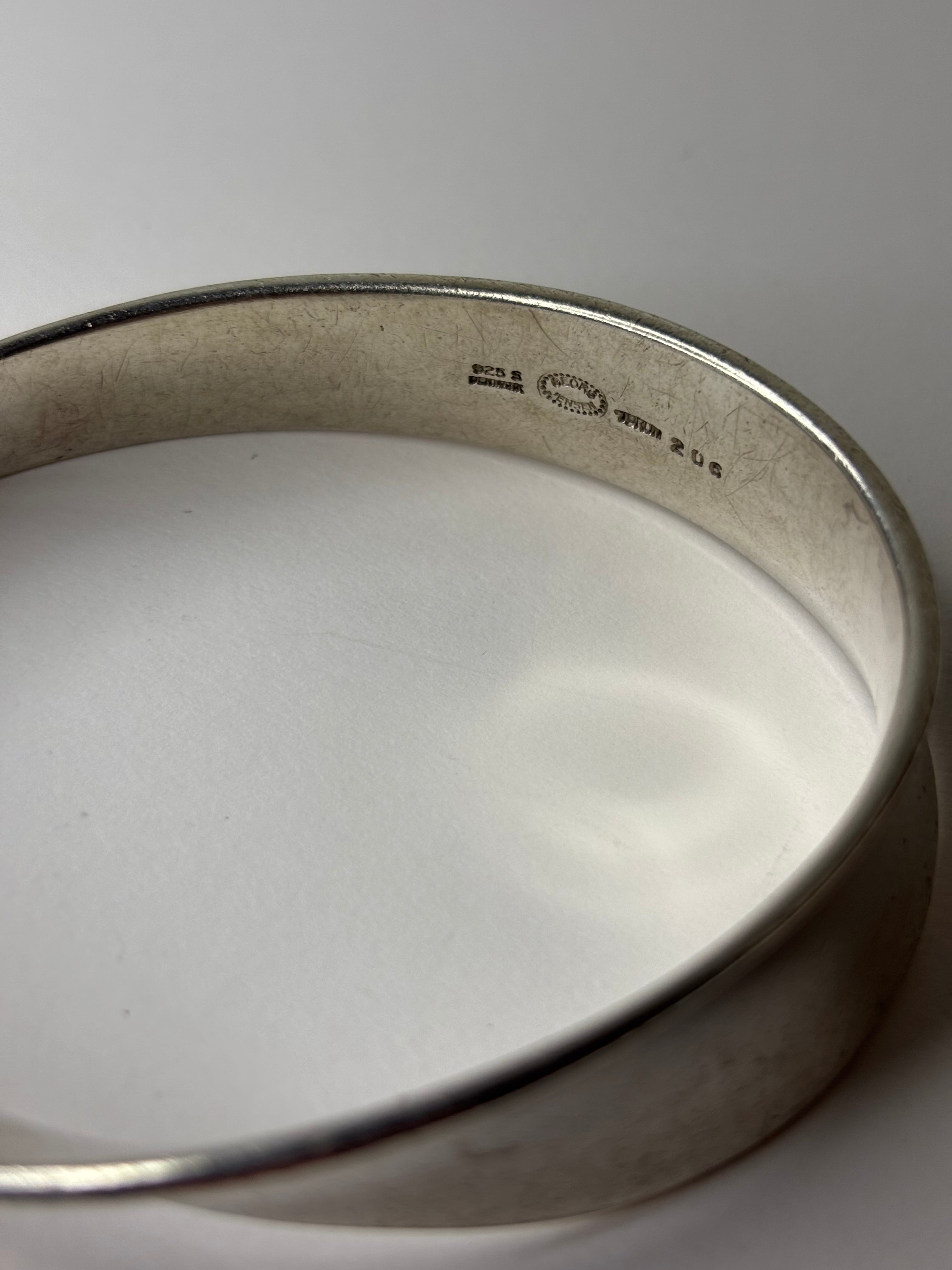 Georg Jensen 206 925 Sterling Silver Bangle Vivianna Torun