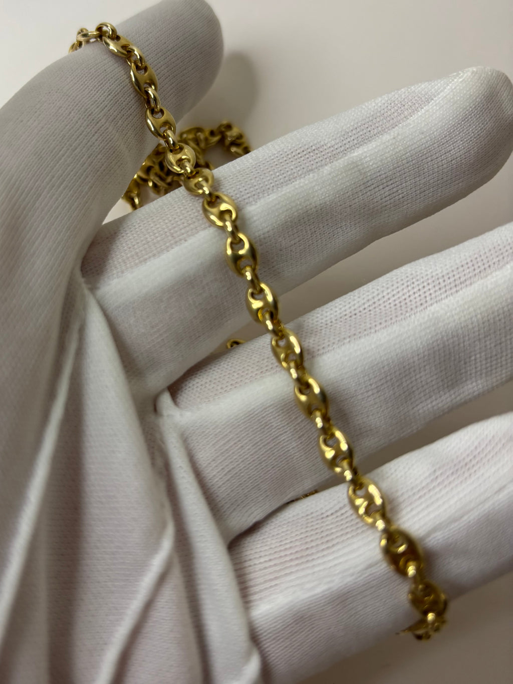 9ct Gold Fancy Link Necklace Chain 23” 25.1g Great Condition