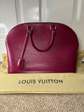 Louis Vuitton PM Alma Epi Leather In Fuchsia Red Great Condition