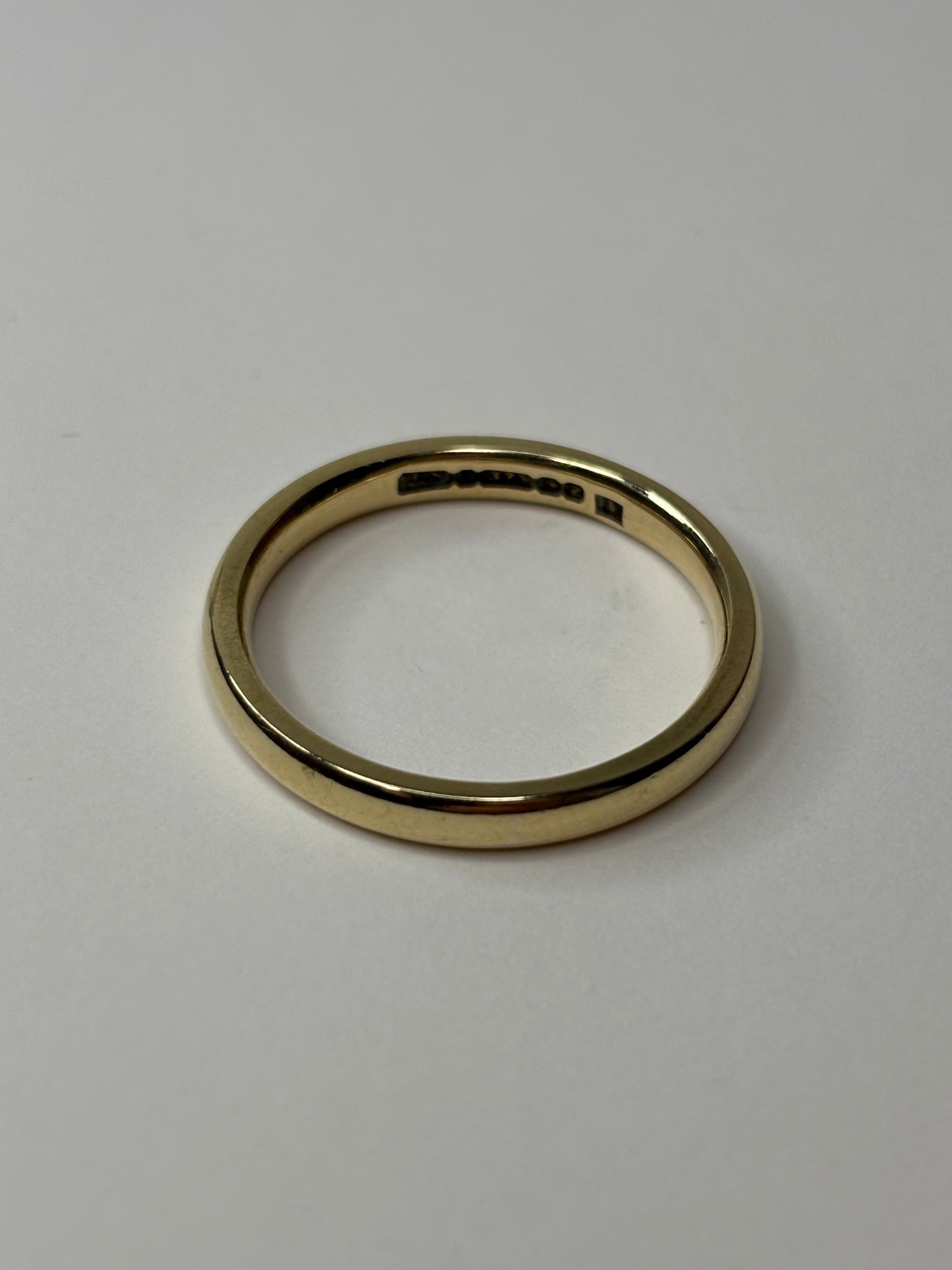 9ct Gold Ring Size P 2.9g Great Condition Fully Hallmarked