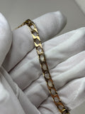 9ct Yellow Gold Curb Chain Great Condition 22.3g 19”