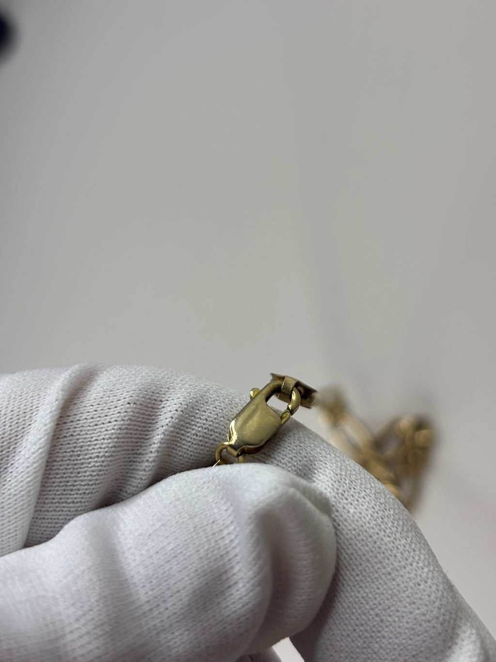 9ct Yellow Gold Figaro Chain 13g 18” Hallmarked Good Condition