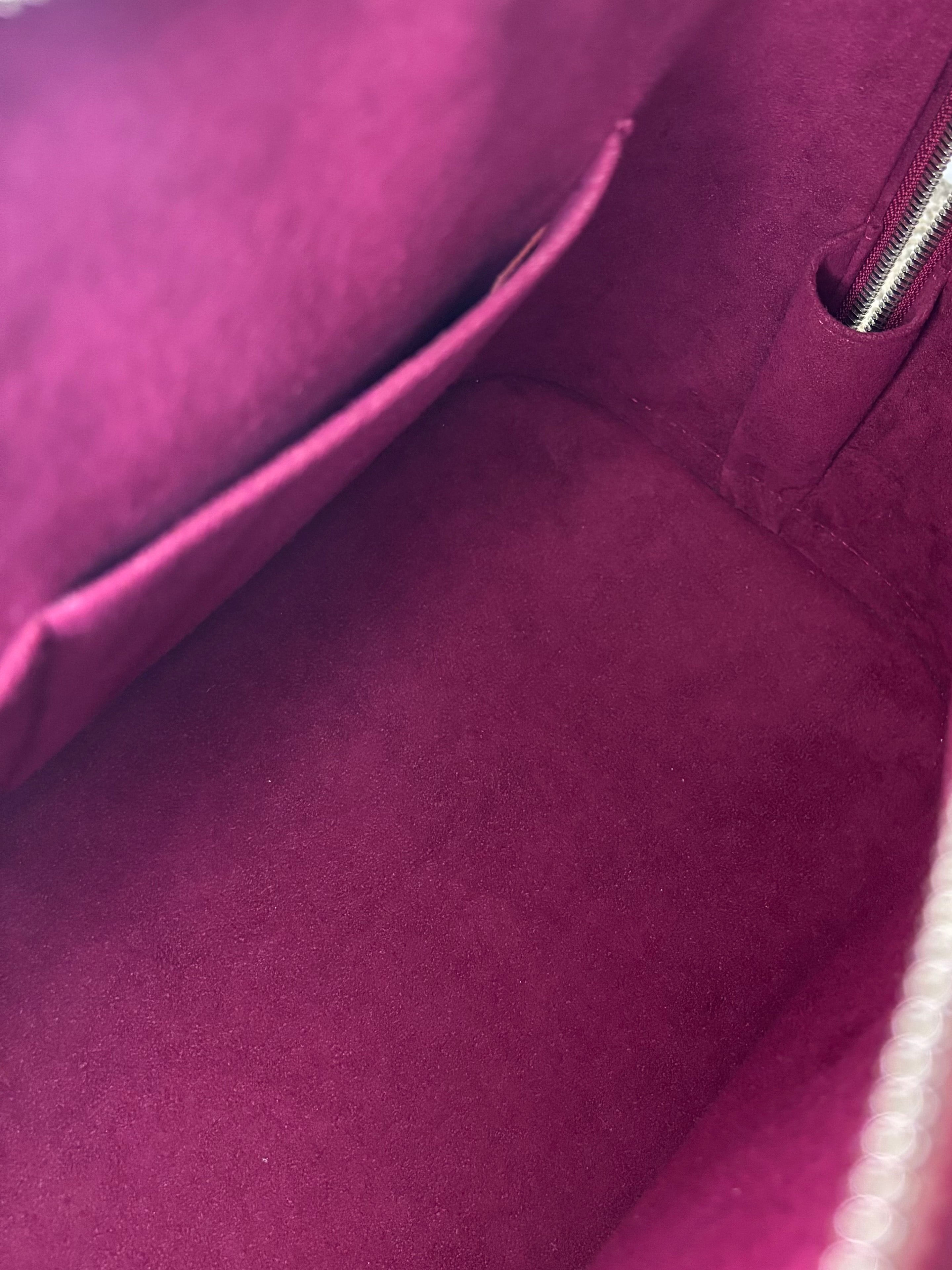 Louis Vuitton PM Alma Epi Leather In Fuchsia Red Great Condition