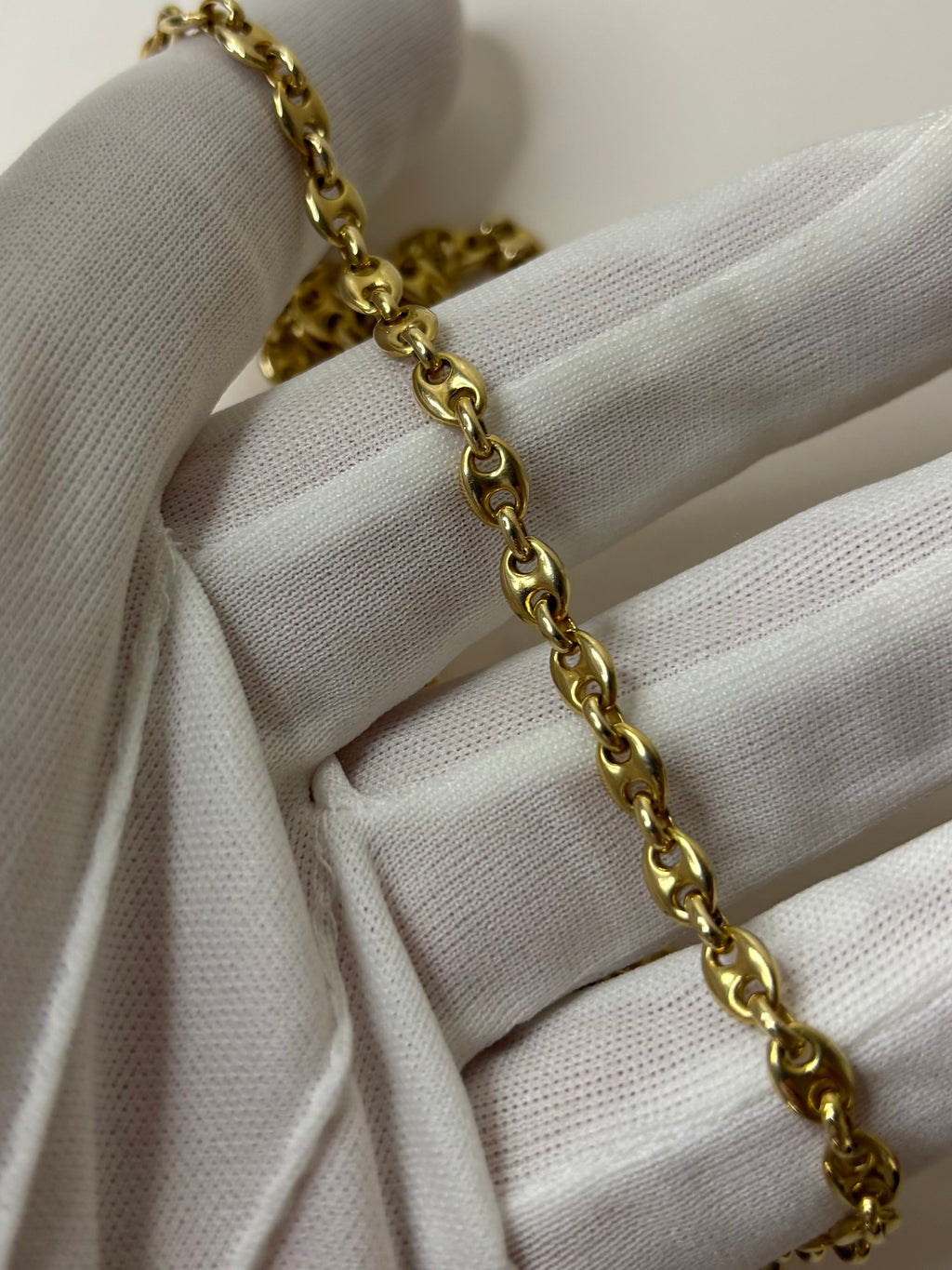 9ct Gold Fancy Link Necklace Chain 23” 25.1g Great Condition