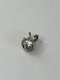 Vintage 14ct Gold 0.25ct Diamond Pendant 0.4g Great Condition