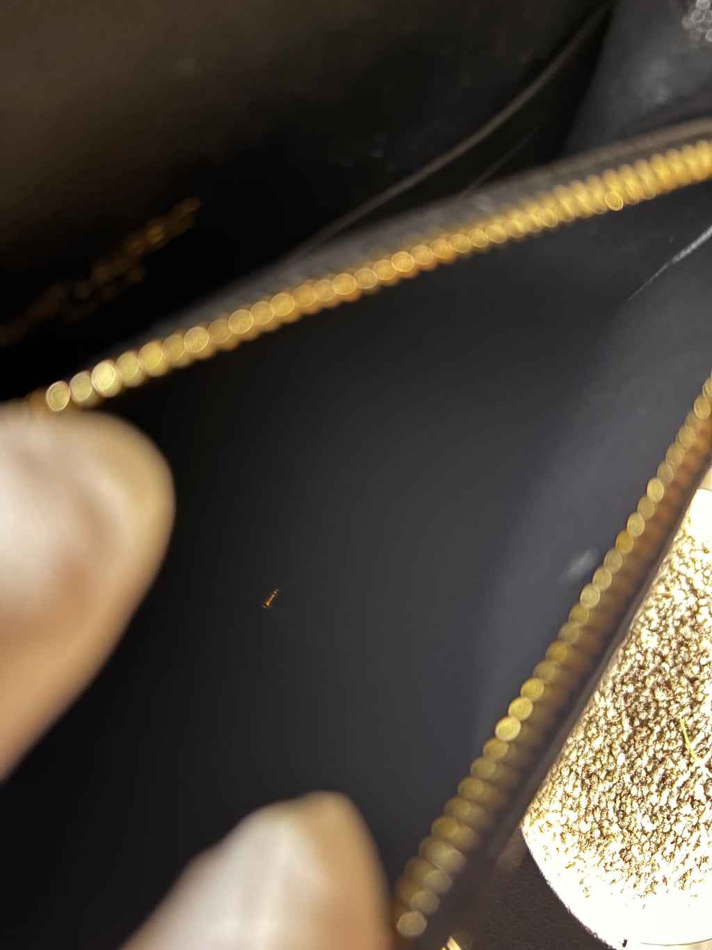 YSL Yves Saint Laurent Cassandre Envelope Chain Wallet Excellent Condition