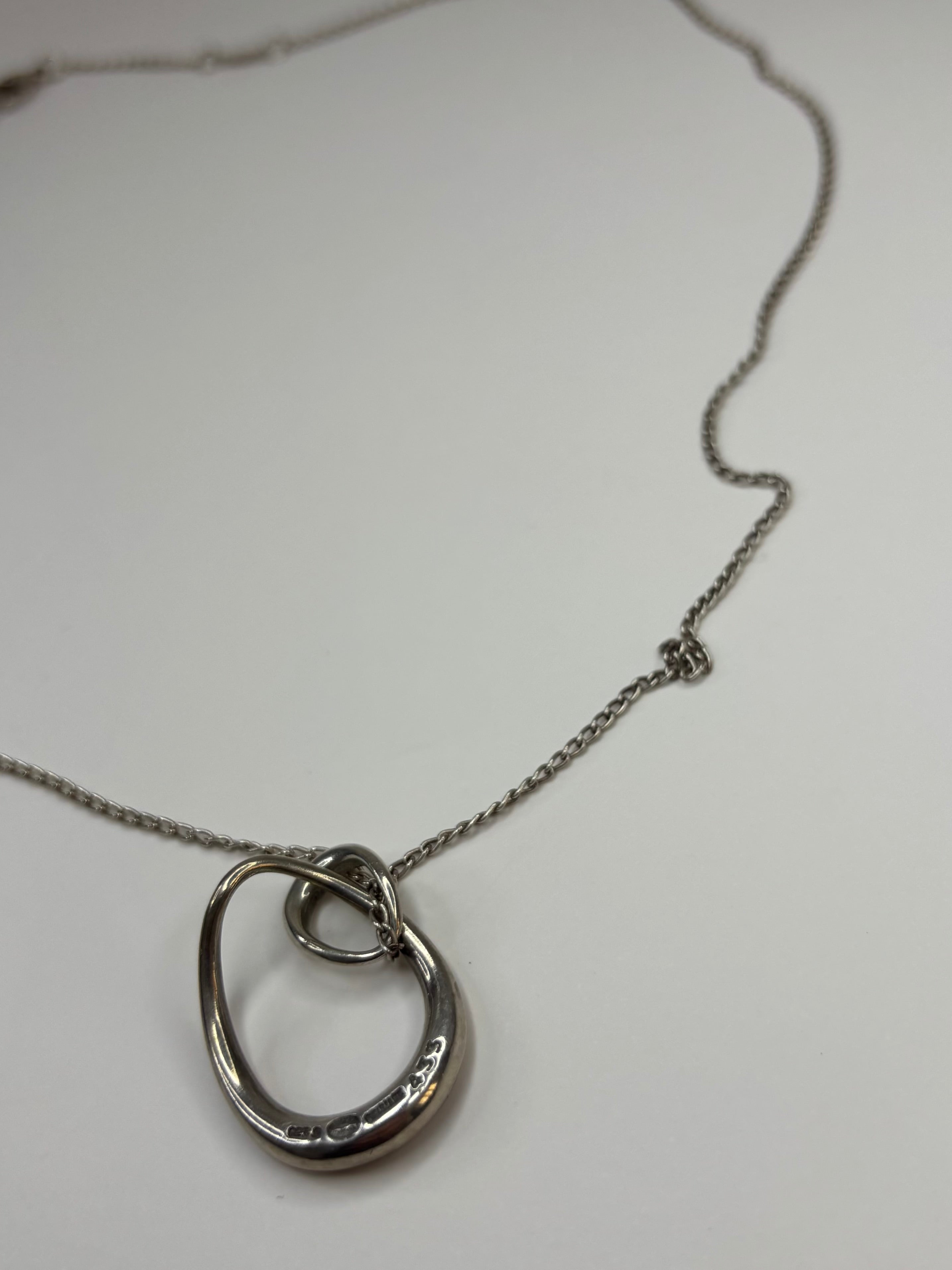 Georg Jensen 925 Sterling Silver Necklace 433 6.4g 17”
