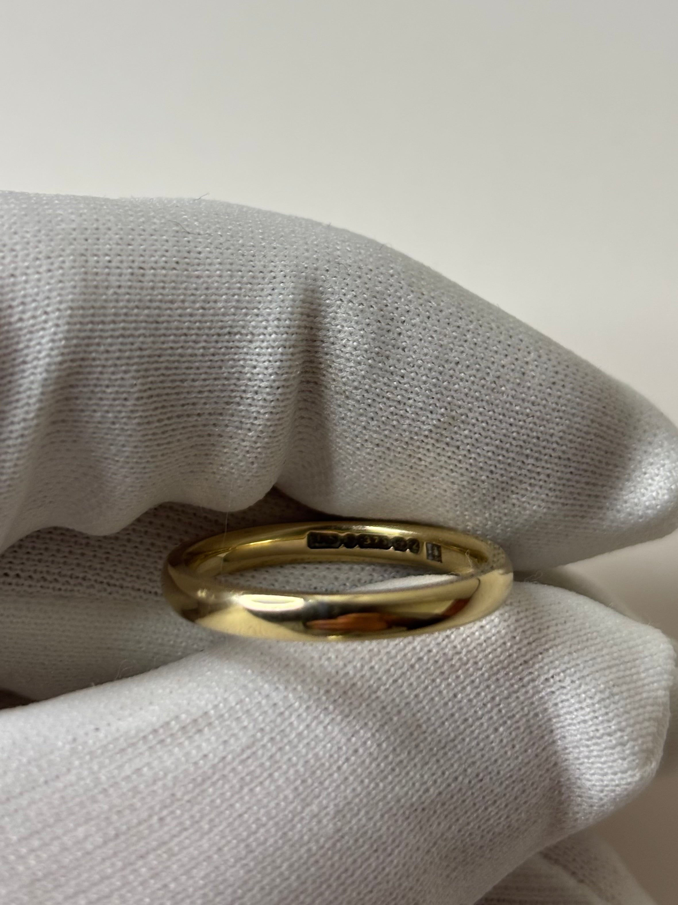 9ct Gold Ring Size P 2.9g Great Condition Fully Hallmarked