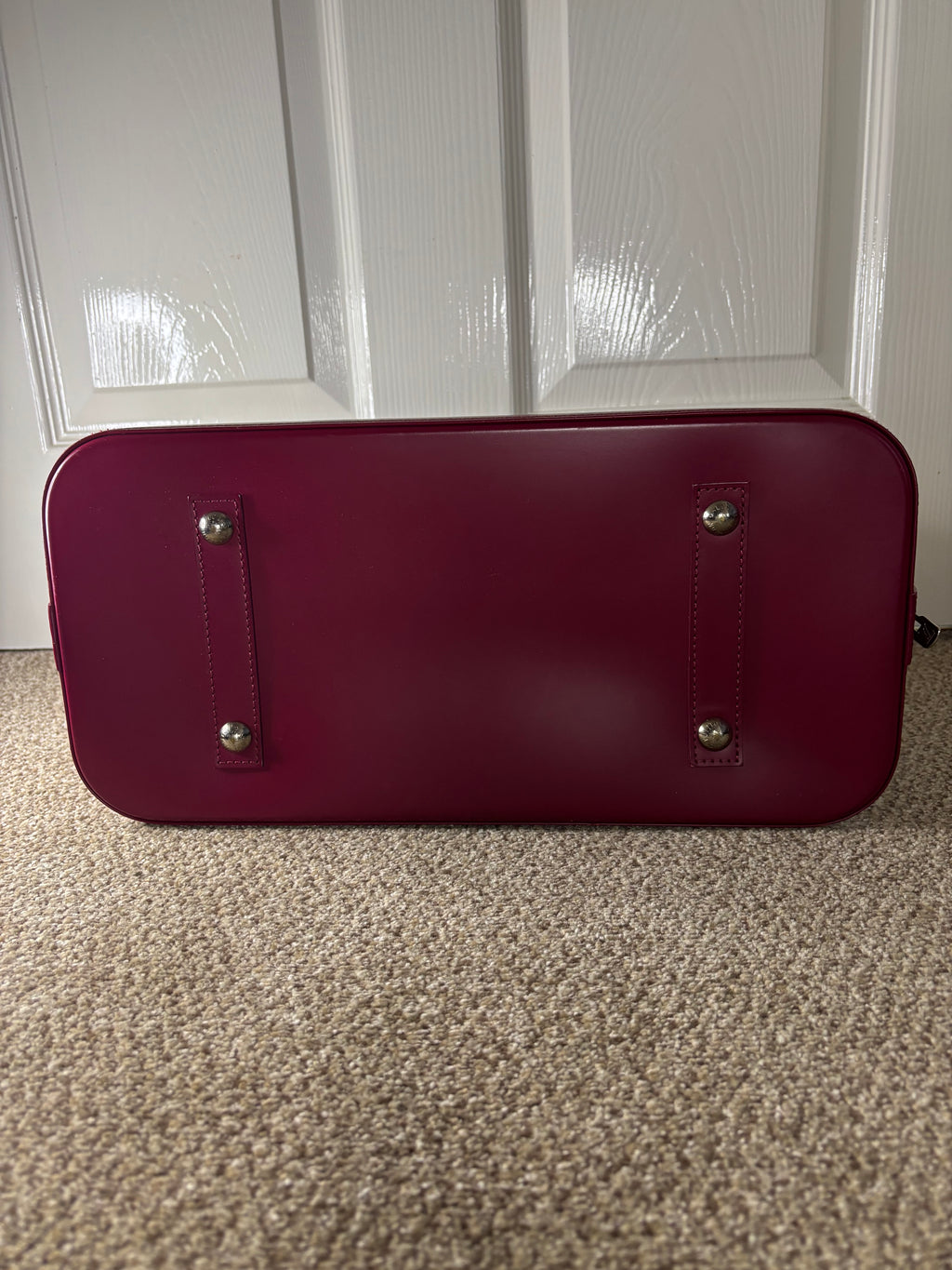 Louis Vuitton PM Alma Epi Leather In Fuchsia Red Great Condition