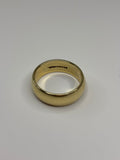 9ct Solid Gold Band Ring Size T 8g Great Condition Fully Hallmarked