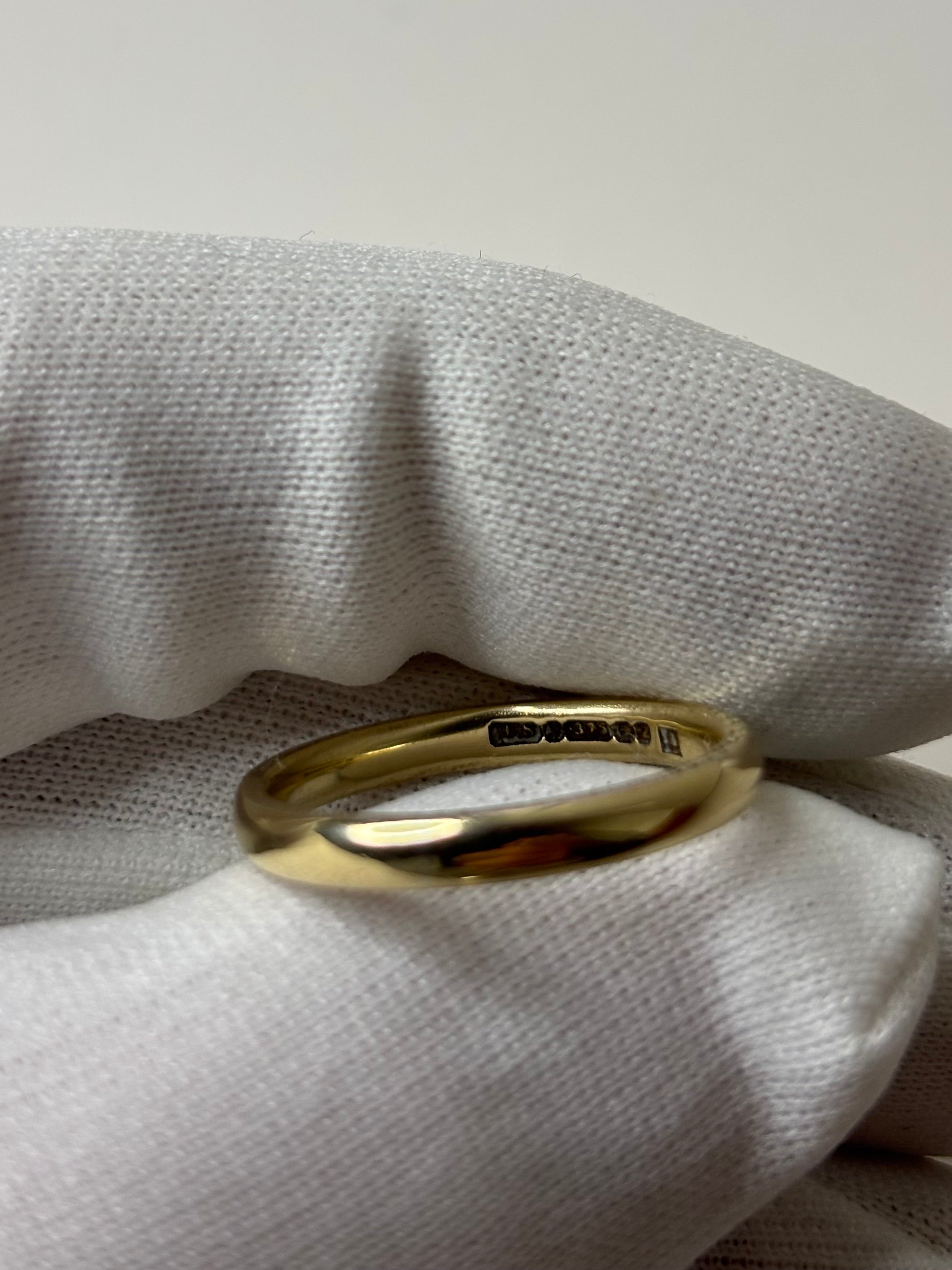 9ct Gold Ring Size P 2.9g Great Condition Fully Hallmarked