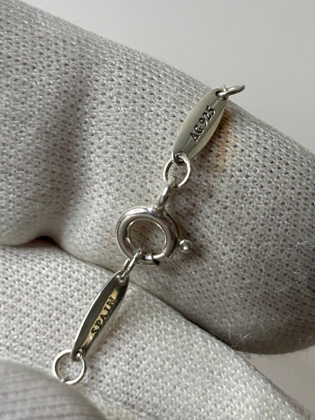 Tiffany & Co. Elsa Peretti 0.07ct Diamonds By The Yard 925 Sterling Silver Necklace 1.7g