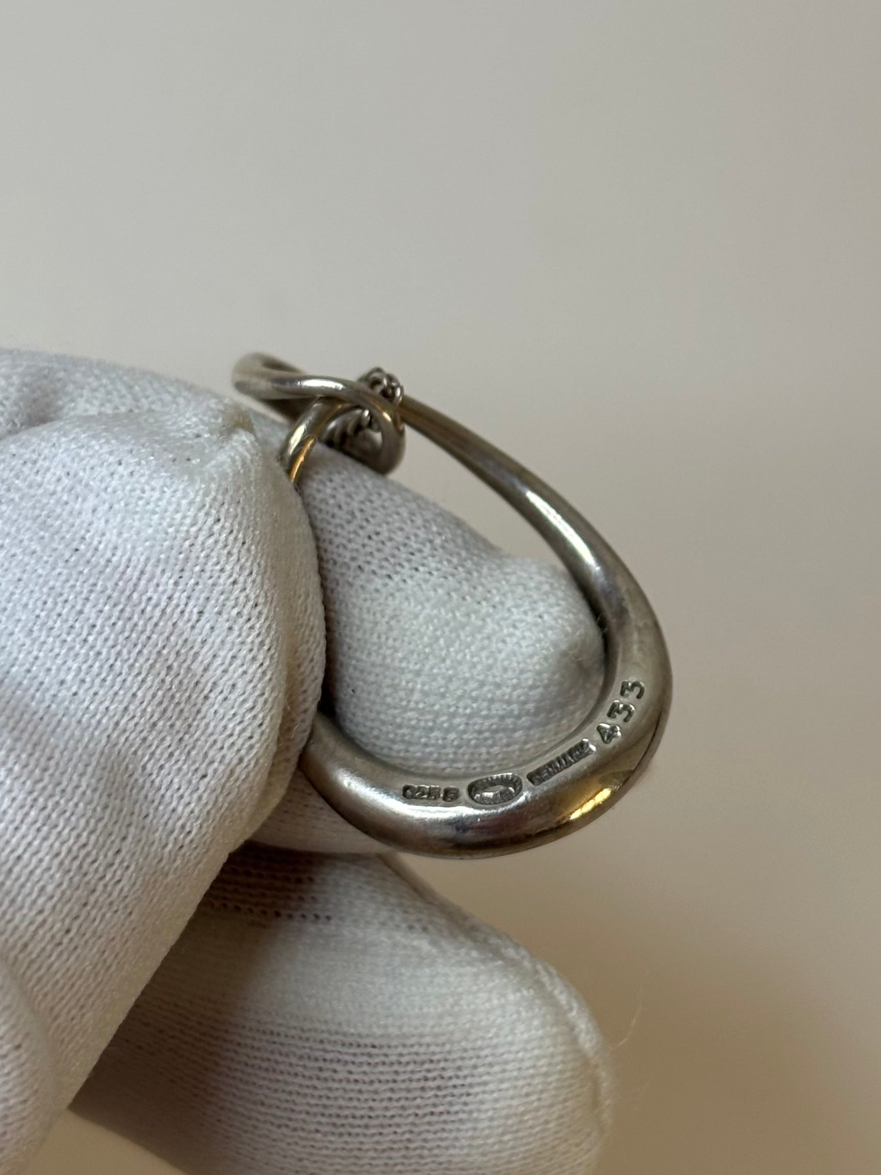 Georg Jensen 925 Sterling Silver Necklace 433 6.4g 17”